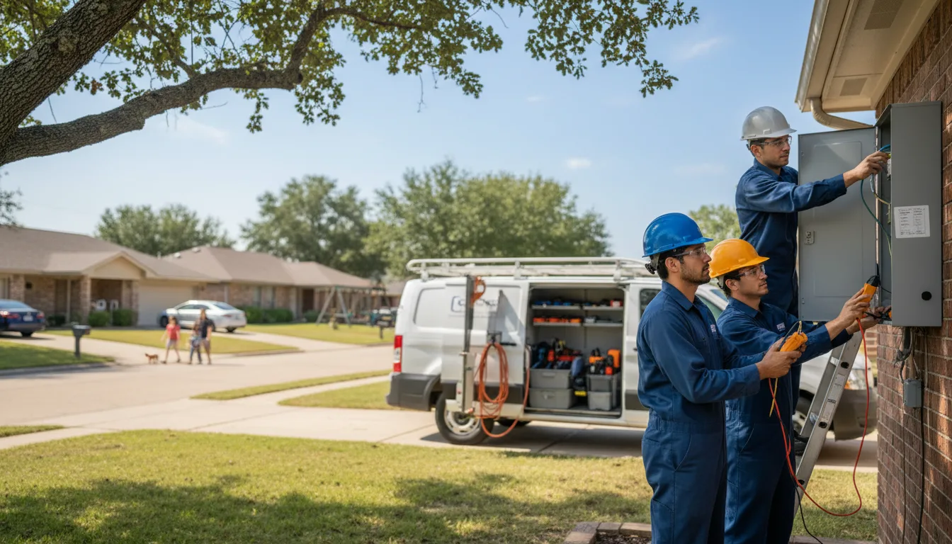 Certified electrician providing emergency electrical services in North Lewisburg, OH